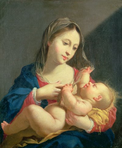 Madonna en kind door Jacob Ferdinand Voet